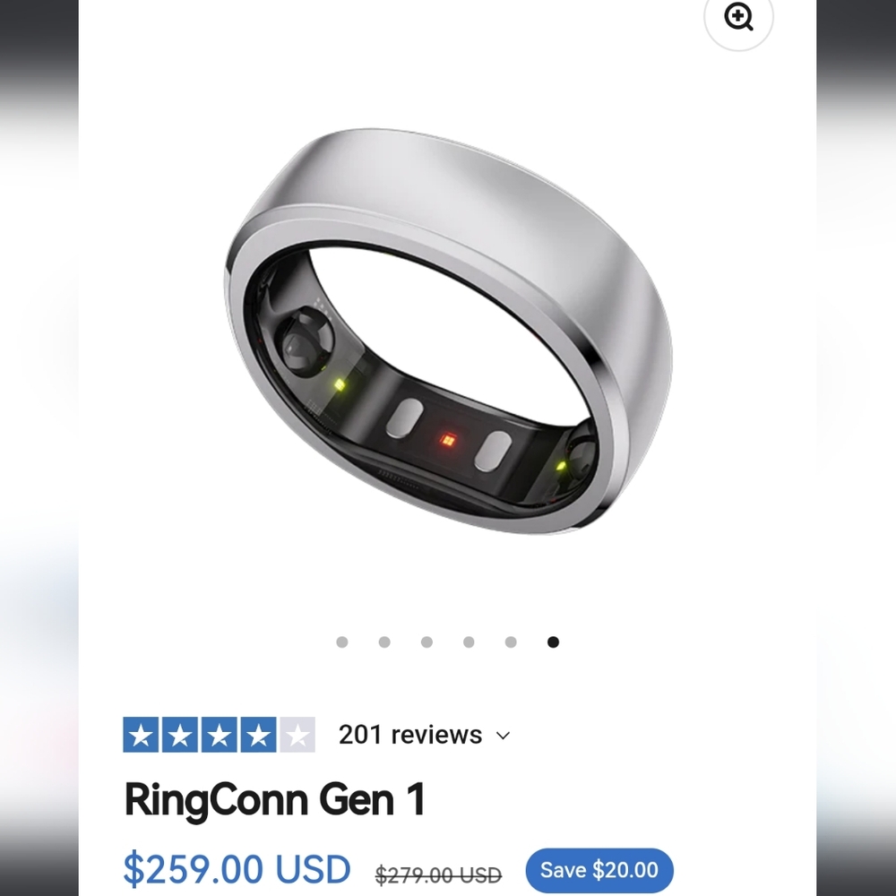 *SOLD* Ringconn smart ring gen 1